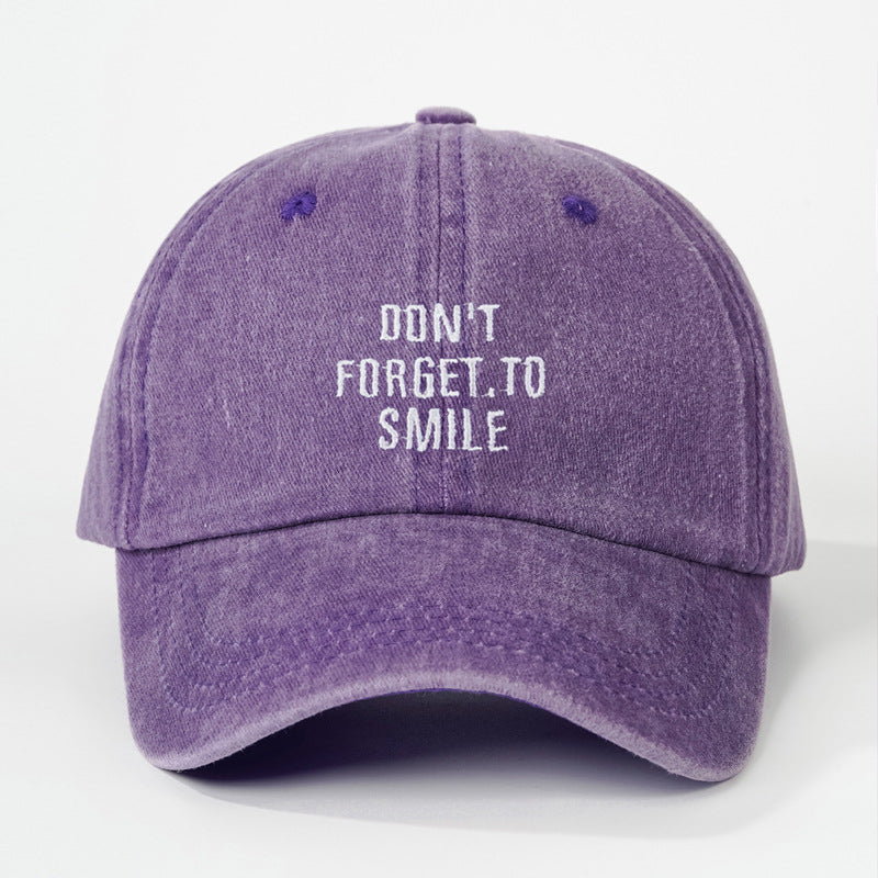 Washed Unisex Sun-proof Peaked Cap