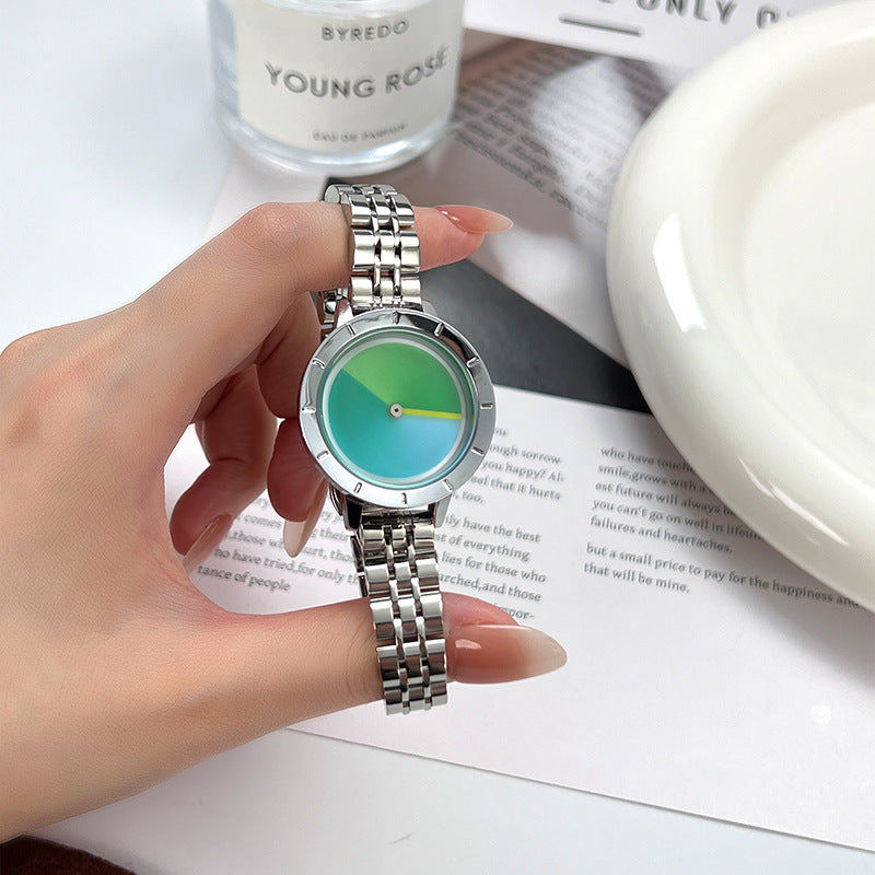 Gradient Dial Women's Quartz Watch