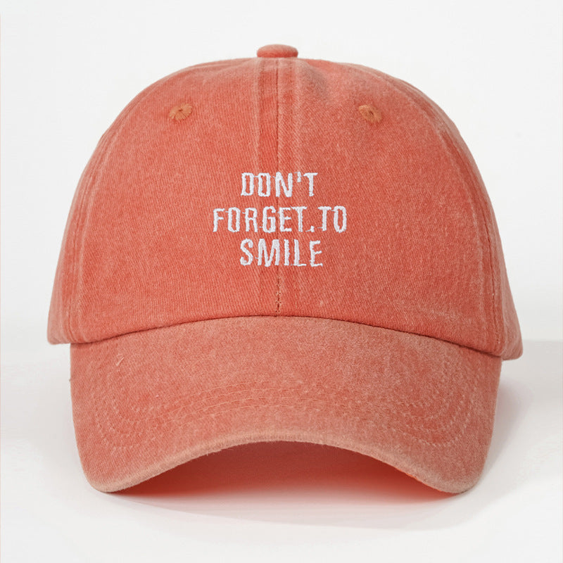 Washed Unisex Sun-proof Peaked Cap
