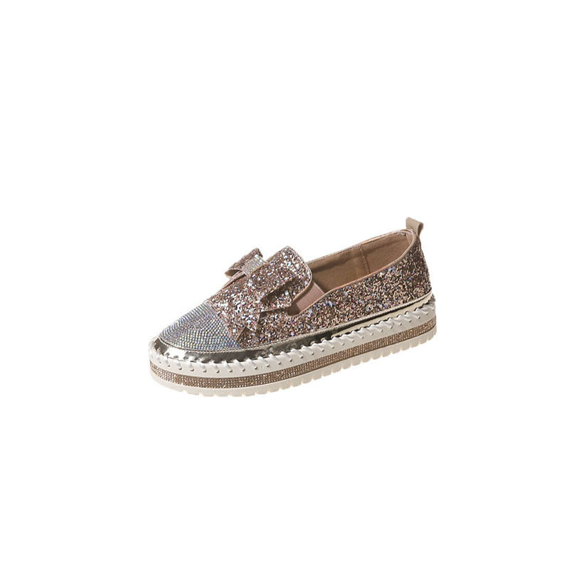 Women's Casual Bow Simple Sneakers