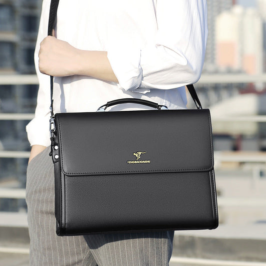 Men’s Horizontal Leather Briefcase