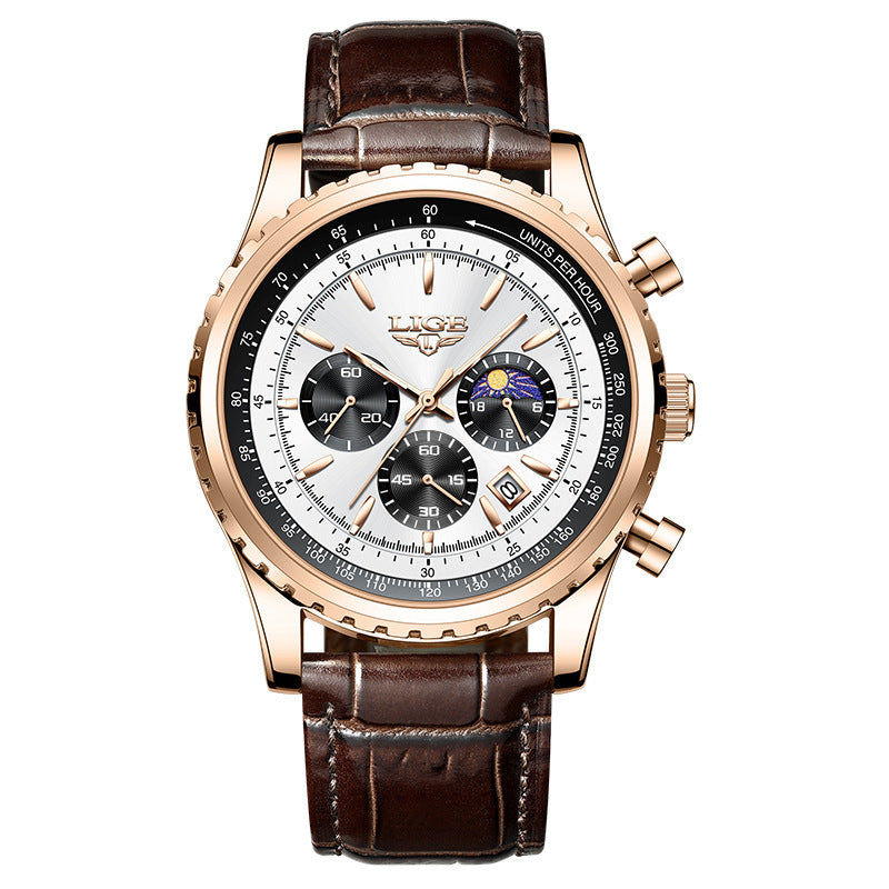 Men’s Multifunctional Waterproof Watch