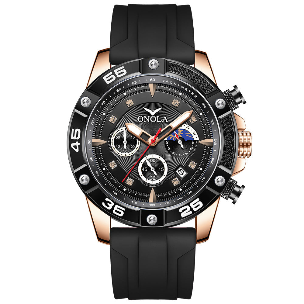 Multifunctional Waterproof Quartz Watch