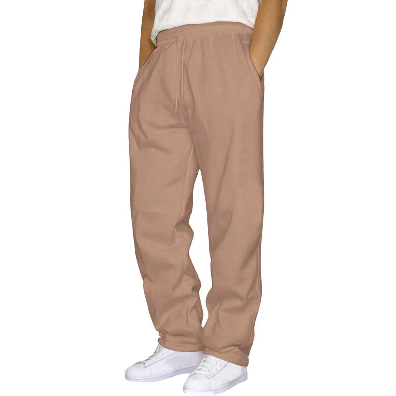 Unisex Fleece-Lined Thick Sweatpants