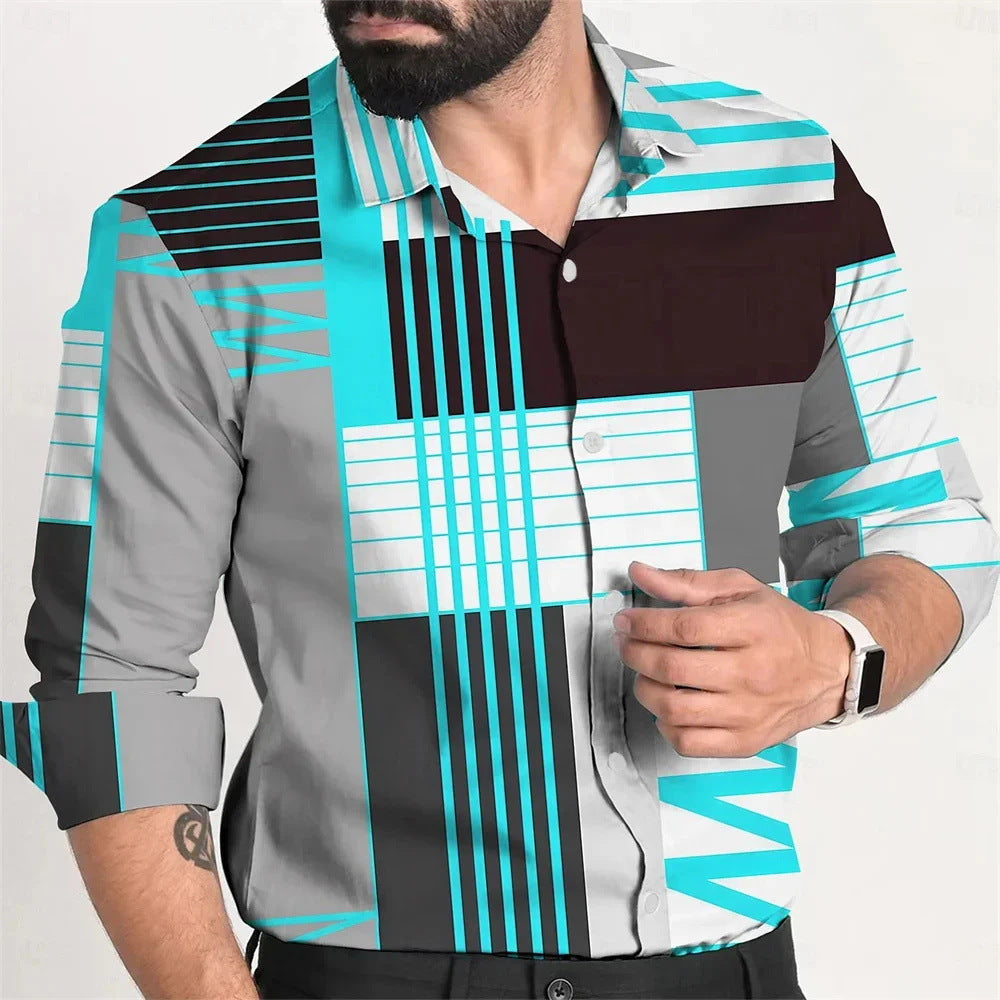 Men's Single Breasted Fashion Shirt