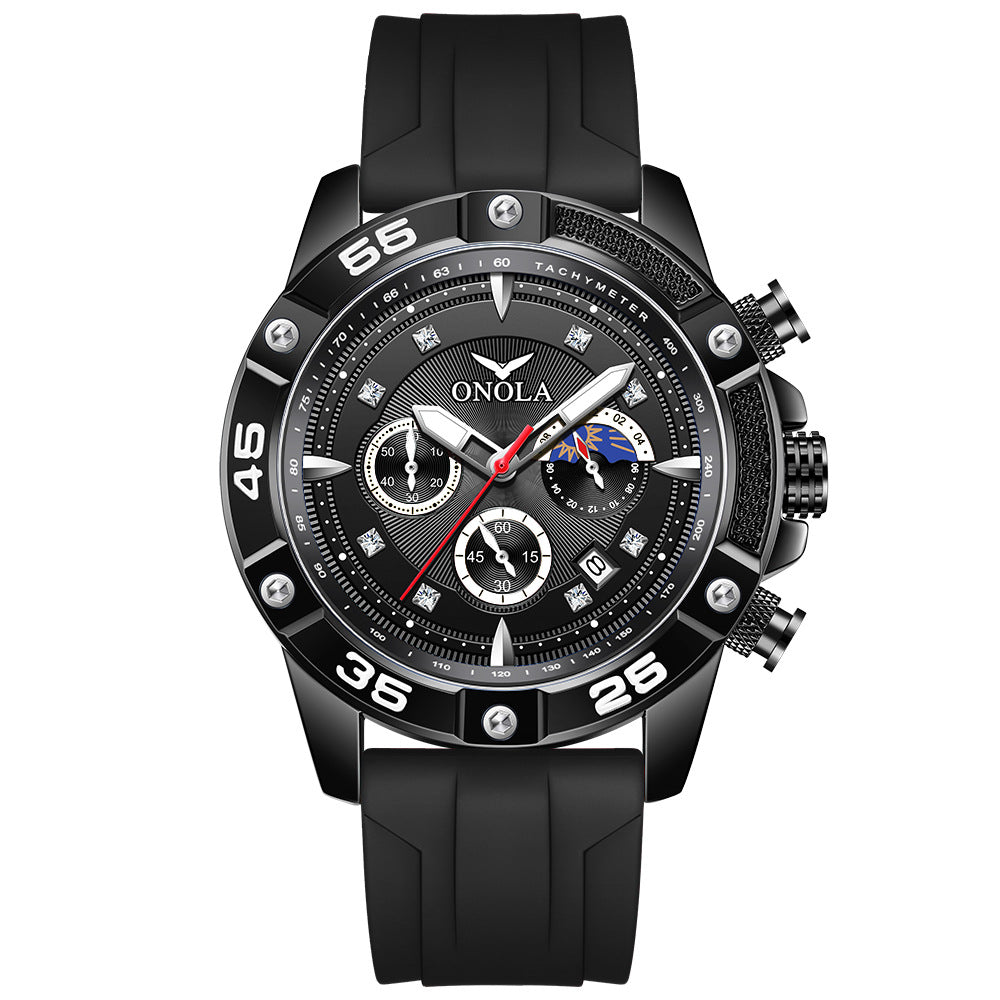 Multifunctional Waterproof Quartz Watch