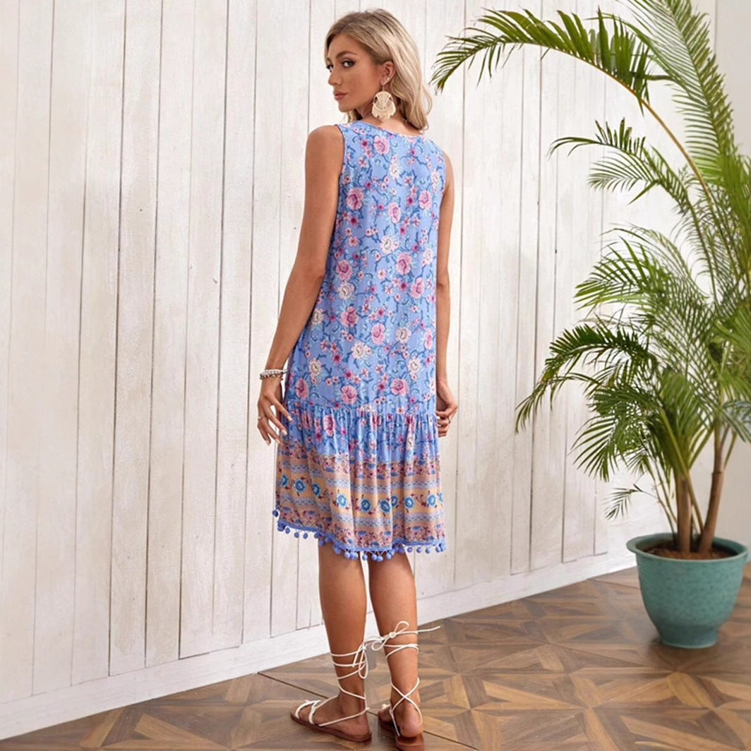 Bohemian Chic Rayon Dress