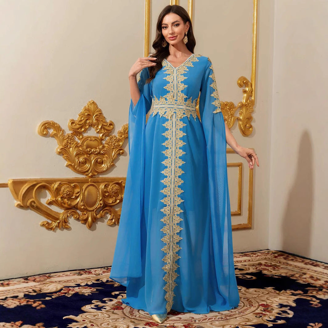 Women's Elegant Long Sleeve Lace Dress