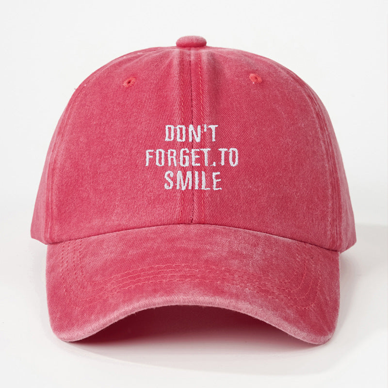 Washed Unisex Sun-proof Peaked Cap