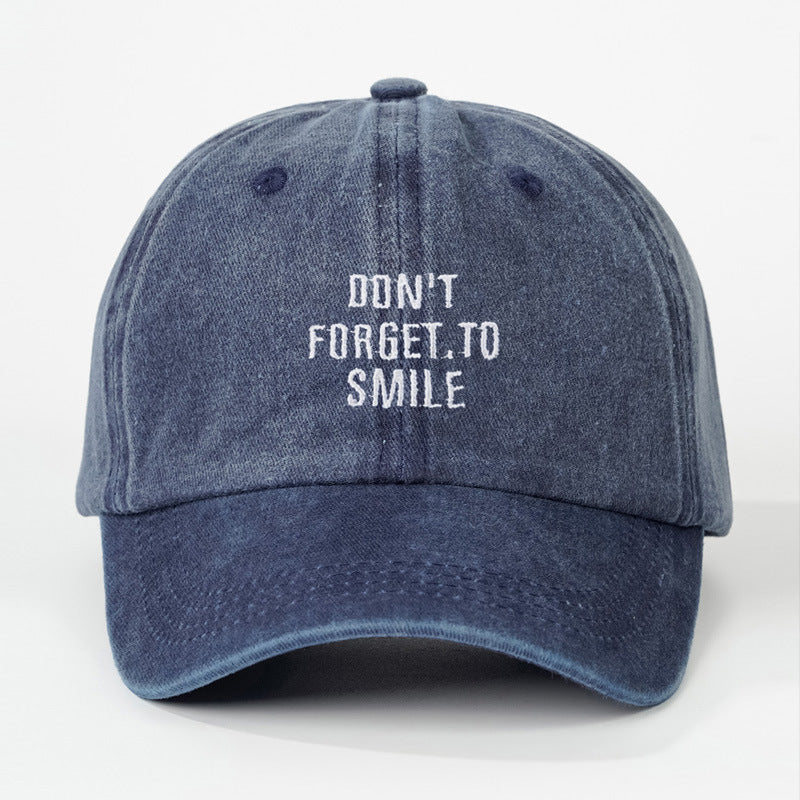 Washed Unisex Sun-proof Peaked Cap