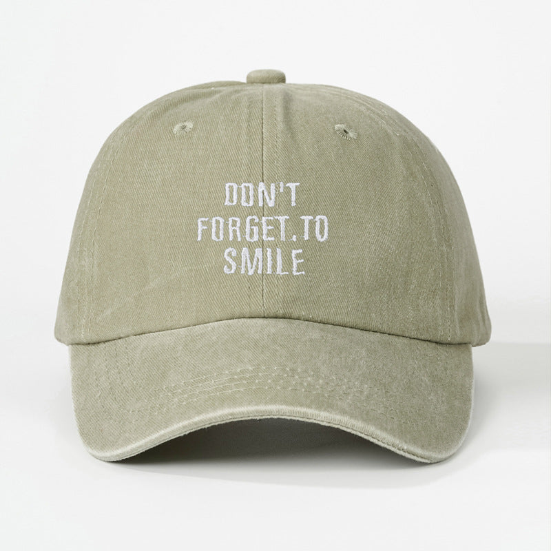 Washed Unisex Sun-proof Peaked Cap