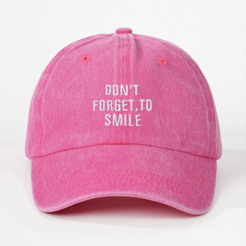 Washed Unisex Sun-proof Peaked Cap