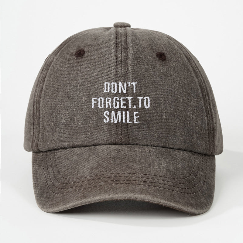 Washed Unisex Sun-proof Peaked Cap