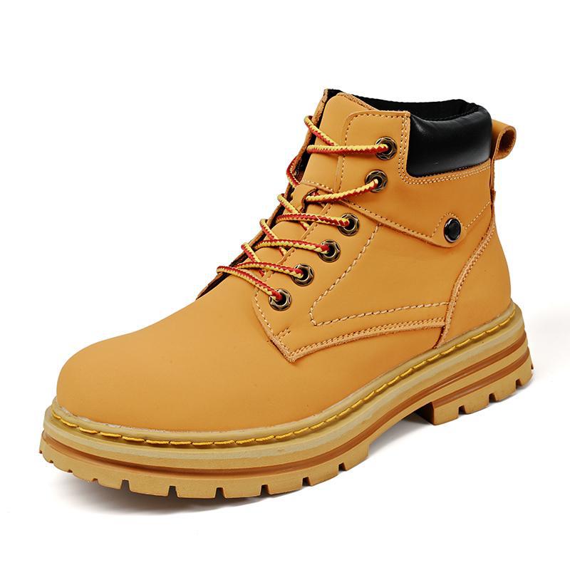 Men's Casual Plus Size Leather Boots