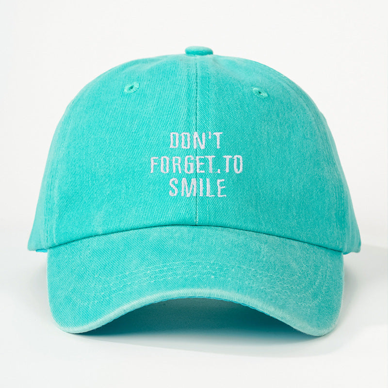 Washed Unisex Sun-proof Peaked Cap