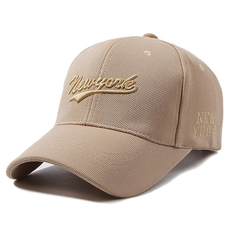 Embroidered Letters Hard Crown Cap