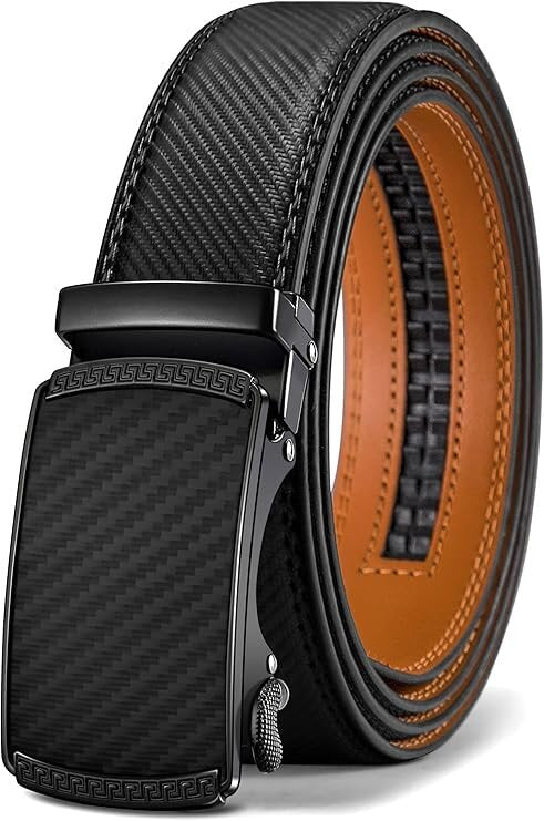 Versatile Cowhide Automatic Buckle Belt