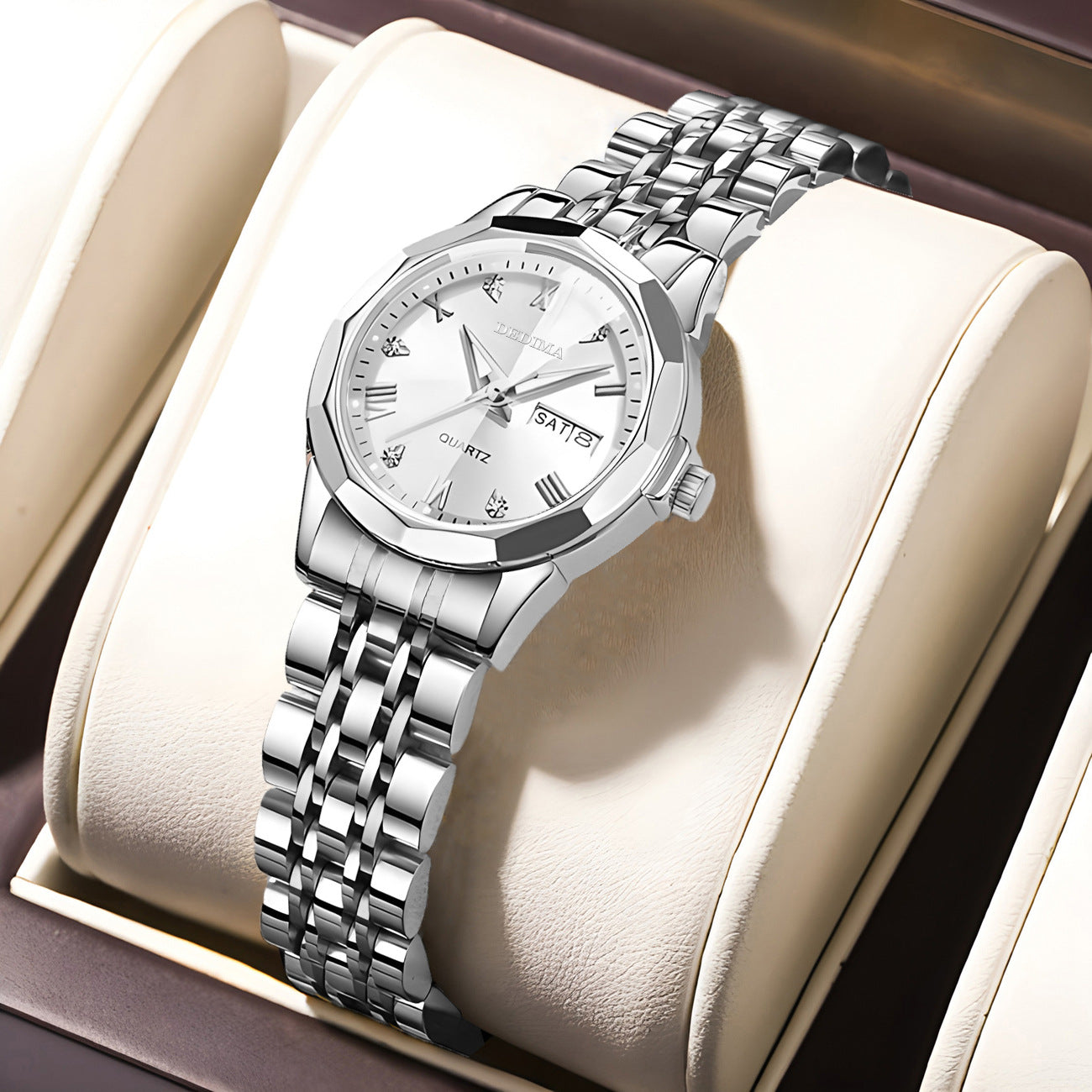 Diamond Calendar Luminous Watch