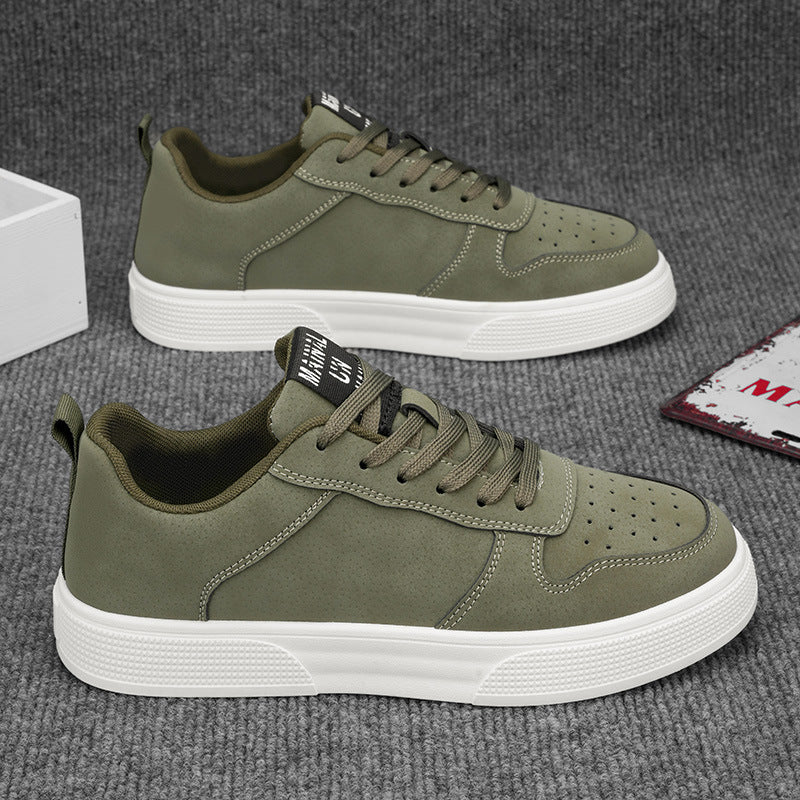 Plus Size Leather Board Shoes