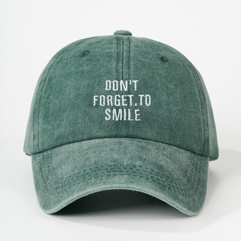 Washed Unisex Sun-proof Peaked Cap