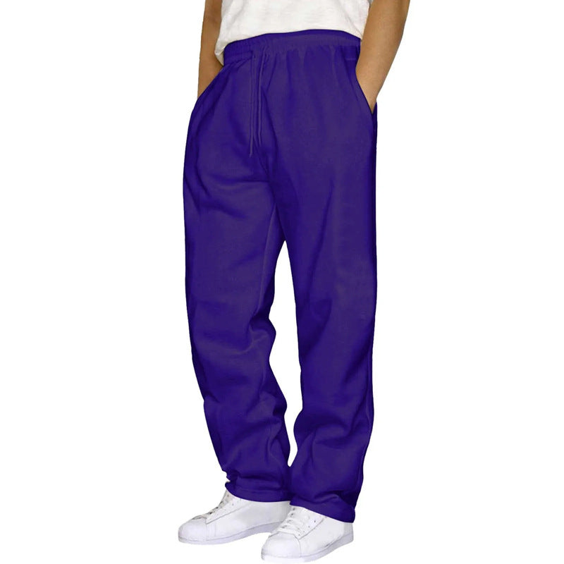 Unisex Fleece-Lined Thick Sweatpants
