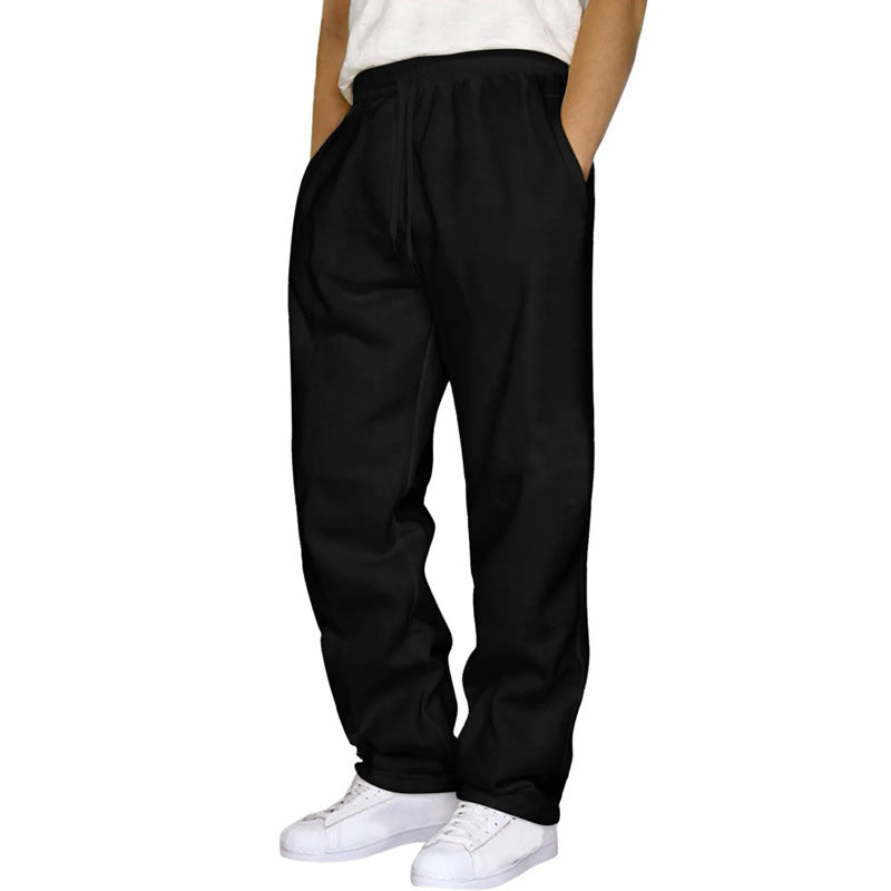 Unisex Fleece-Lined Thick Sweatpants