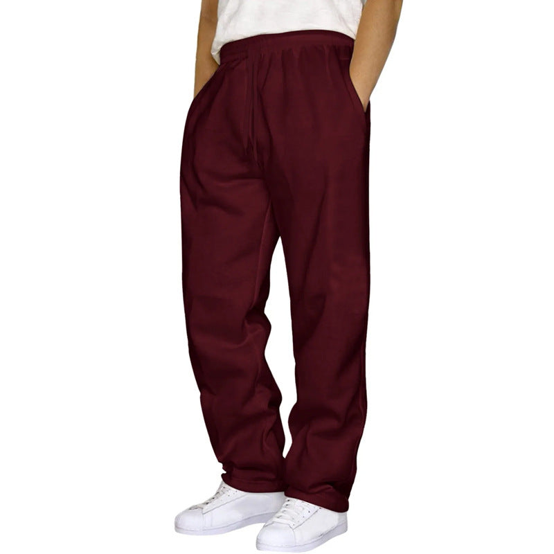Unisex Fleece-Lined Thick Sweatpants