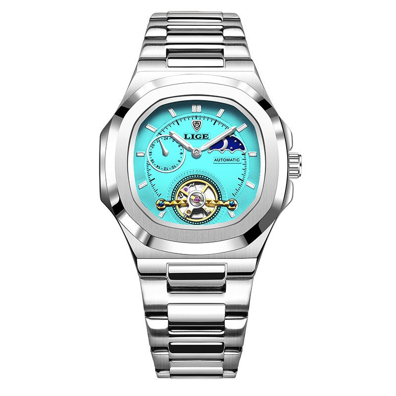 LIGE Men's Luxury Automatic Business Watch