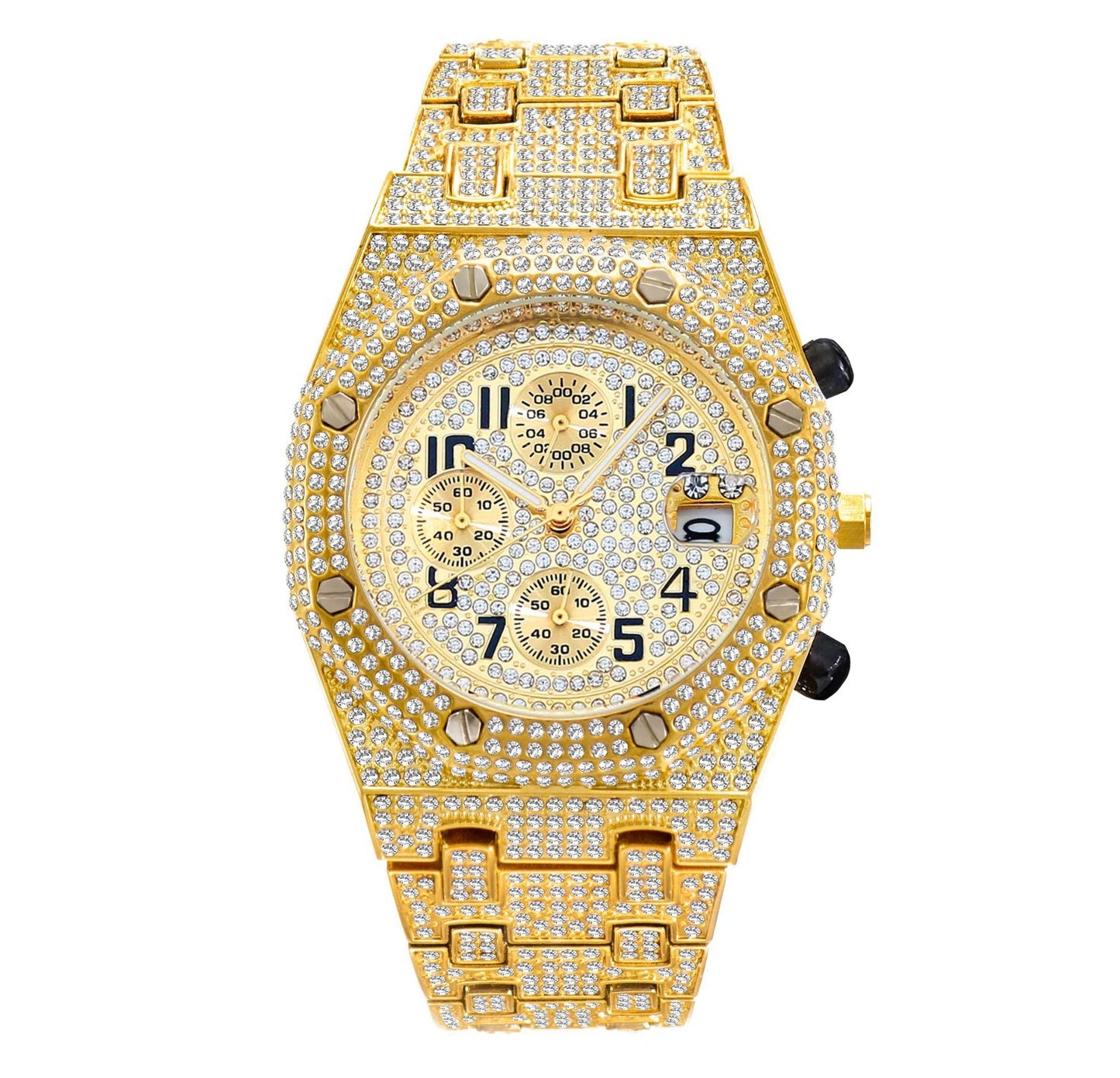 Men’s Diamond Sports Quartz Watch