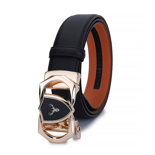 Real Leather Belt Men Business Leisure