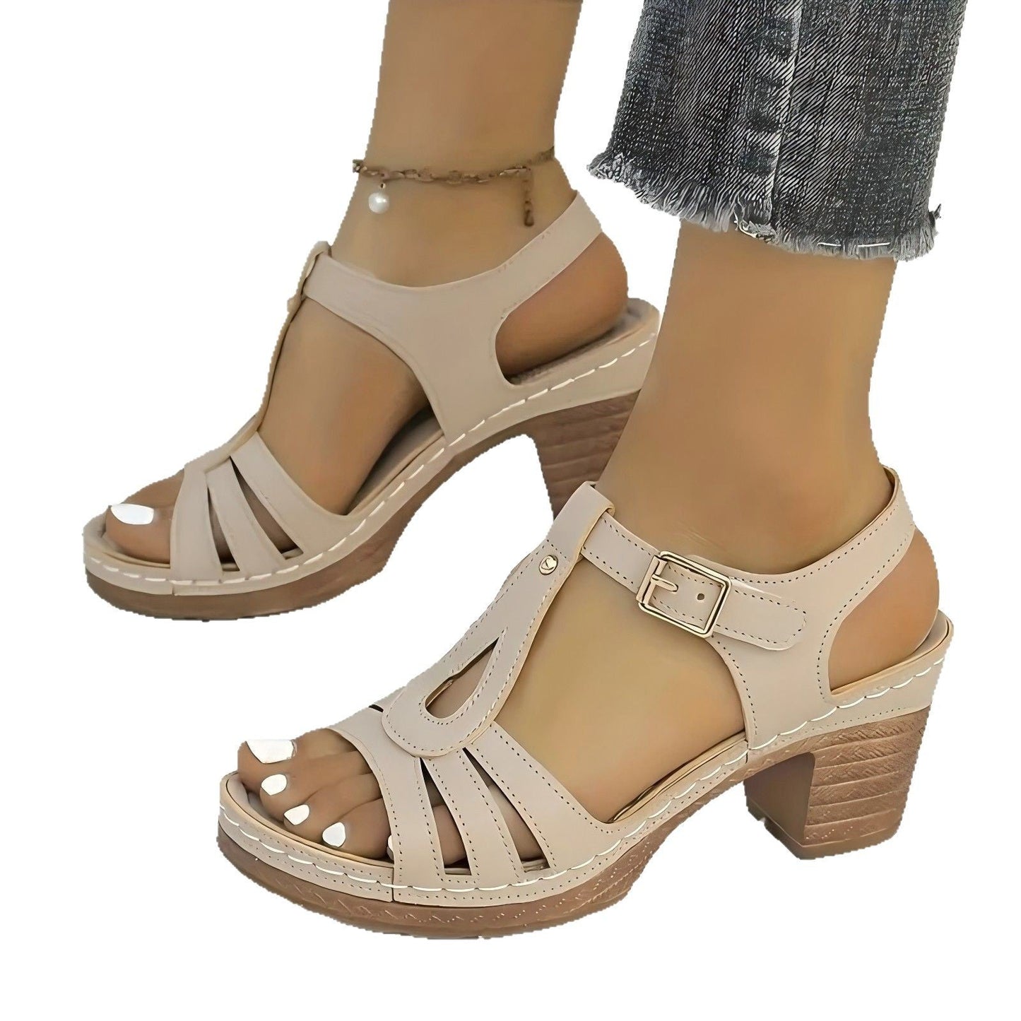 Women’s Summer Solid High Heels