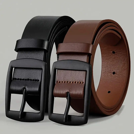 Men Business Trousers Jeans Belt