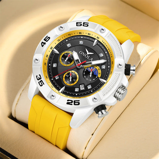 Multifunctional Waterproof Quartz Watch