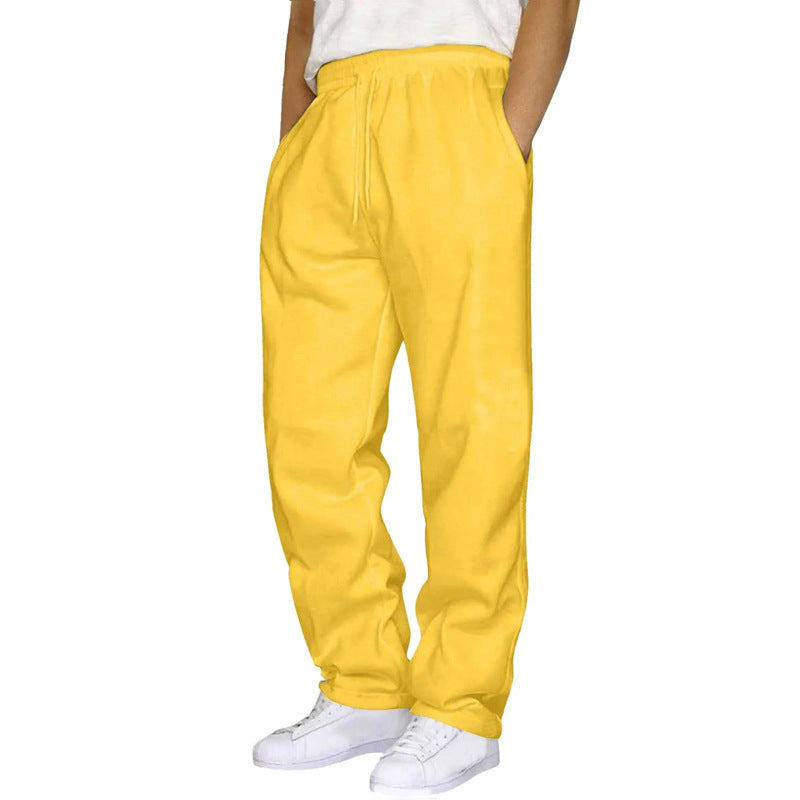 Unisex Fleece-Lined Thick Sweatpants