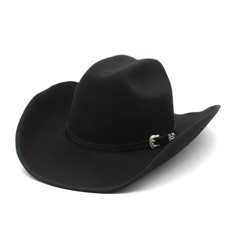 Punk Wide Brim Western Hat