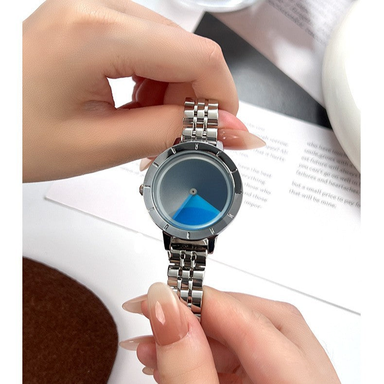 Gradient Dial Women's Quartz Watch