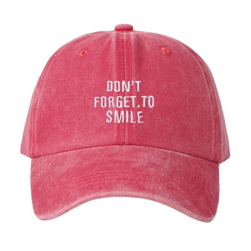 Washed Unisex Sun-proof Peaked Cap