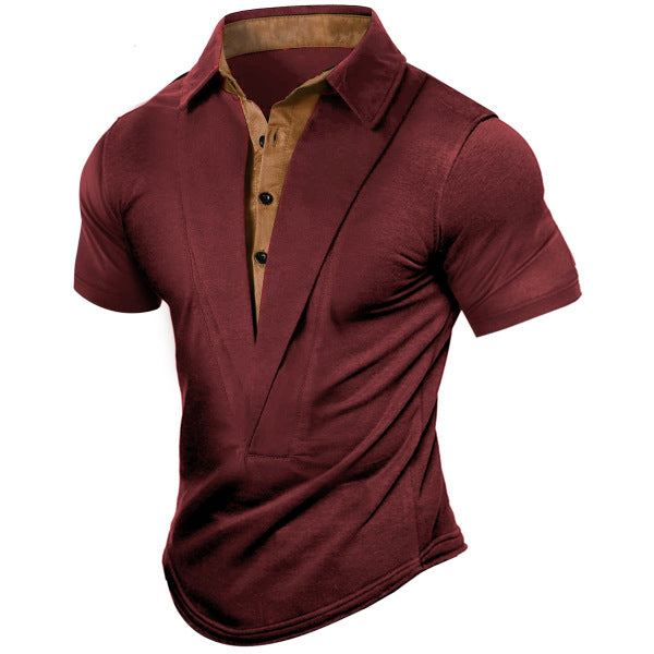 Plus Size Summer Outdoor Retro Shirt