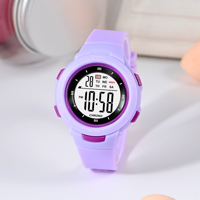 Fashion Luminous Waterproof PU Strap Watch