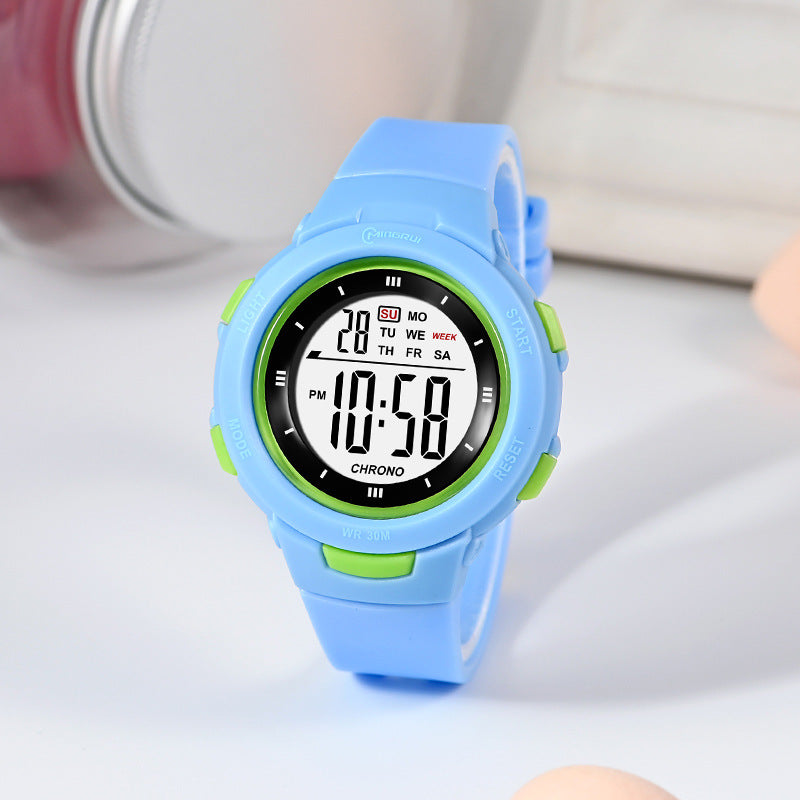 Fashion Luminous Waterproof PU Strap Watch