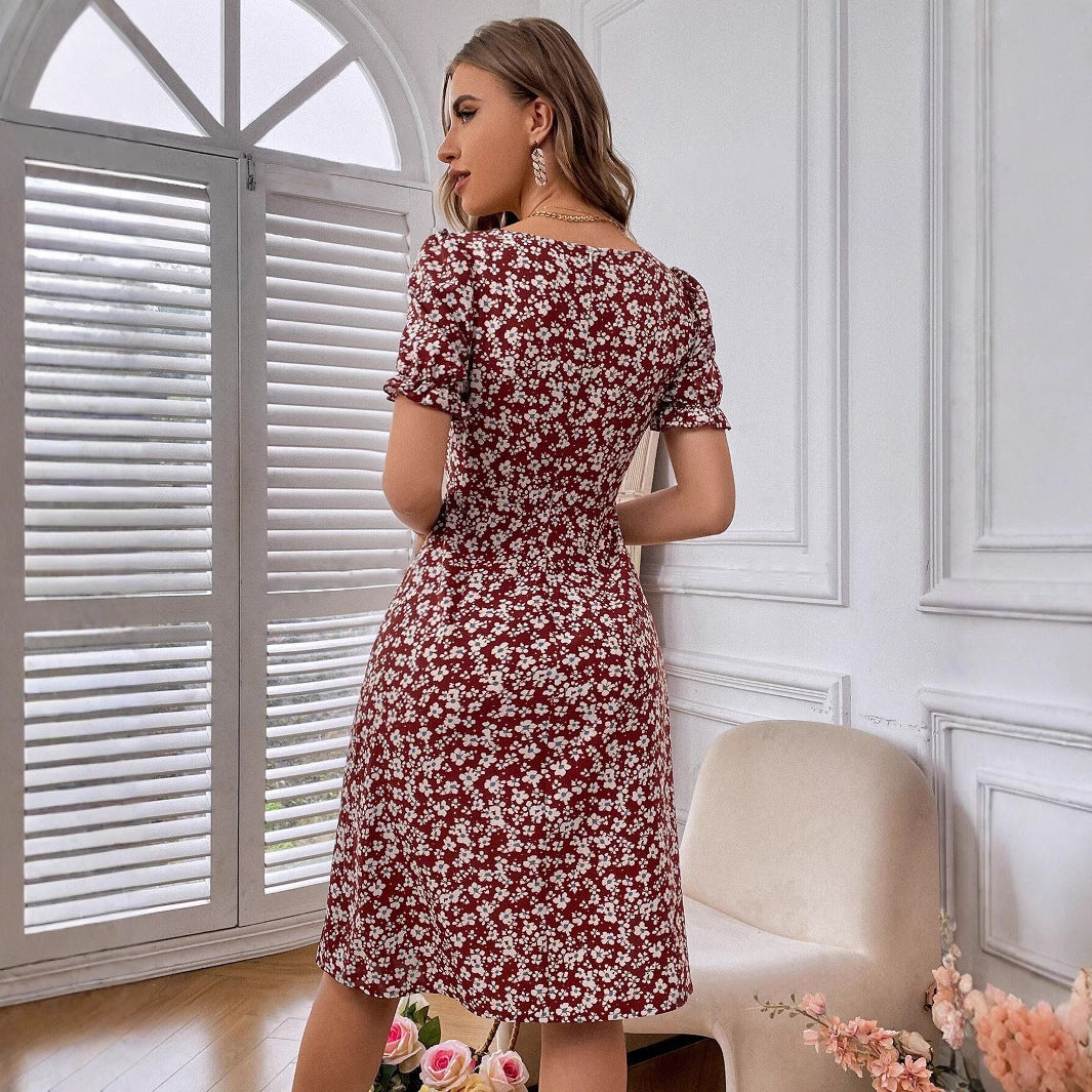 Elegant Summer Petal Dress