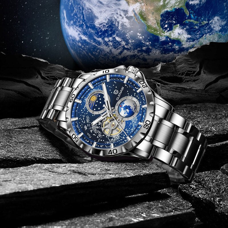 Men’s Stainless Steel Quartz Watch