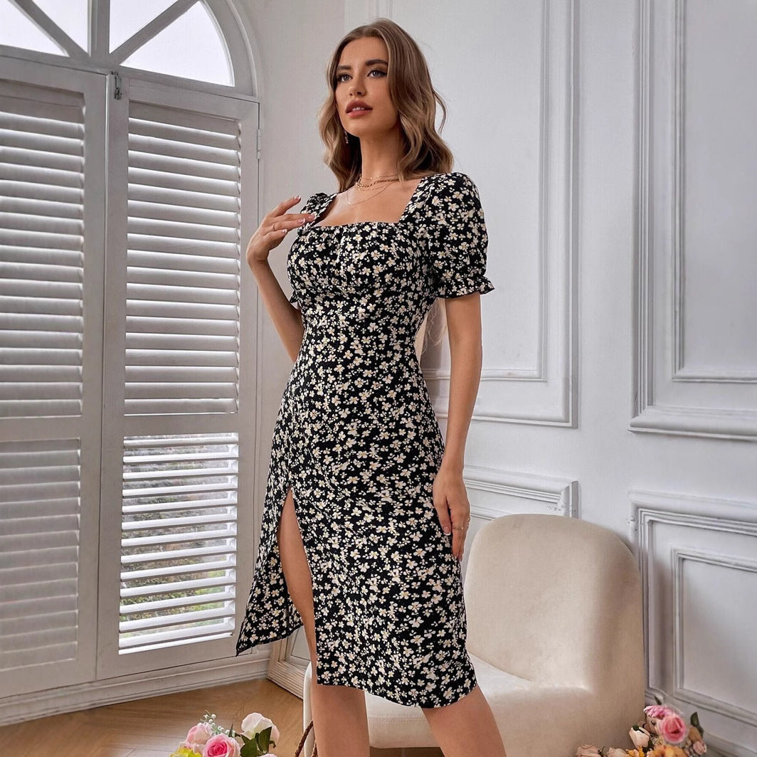Elegant Summer Petal Dress