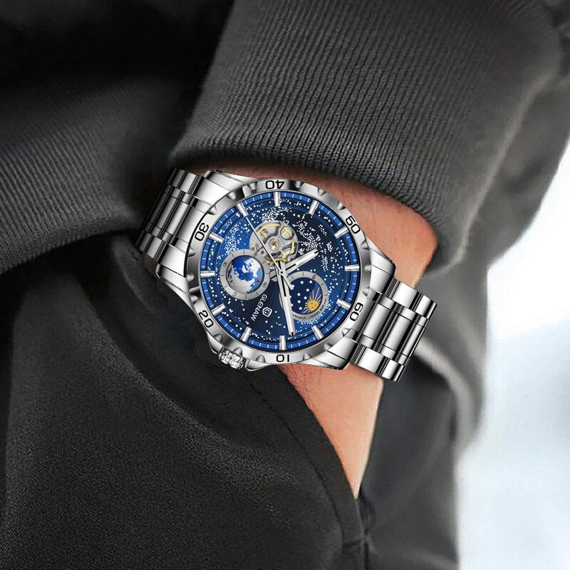 Men’s Stainless Steel Quartz Watch