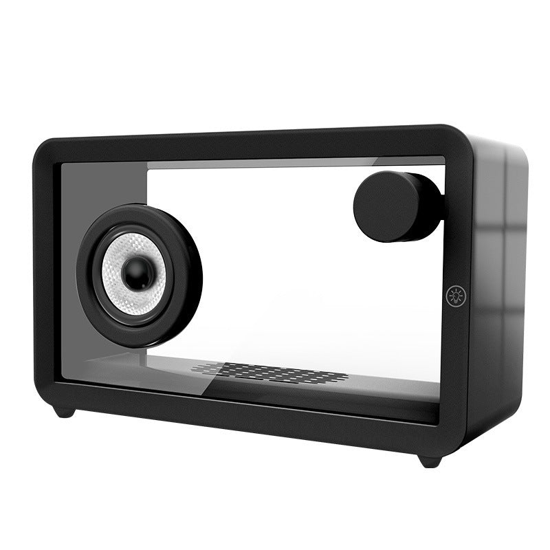 New Colorful Creative Transparent Glass Bluetooth Speaker