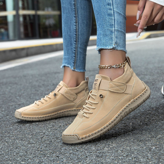 Leather Boots Casual Plus Size