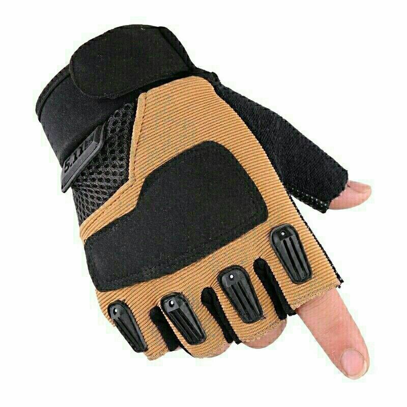 Outdoor Non-slip Half-Finger Riding Gloves Men