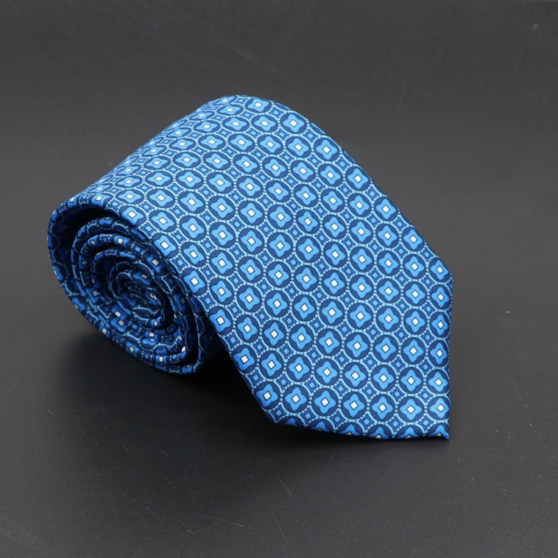 Super Soft Bohemian Silk Tie Men’s Fashion 75mm Necktie