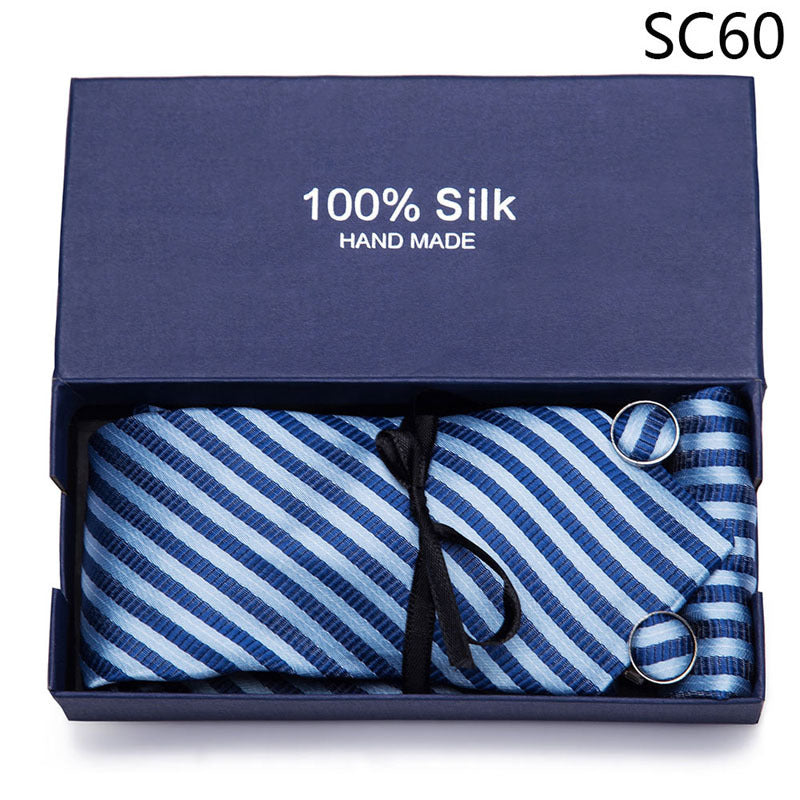 Men's Business Formal Tie Set