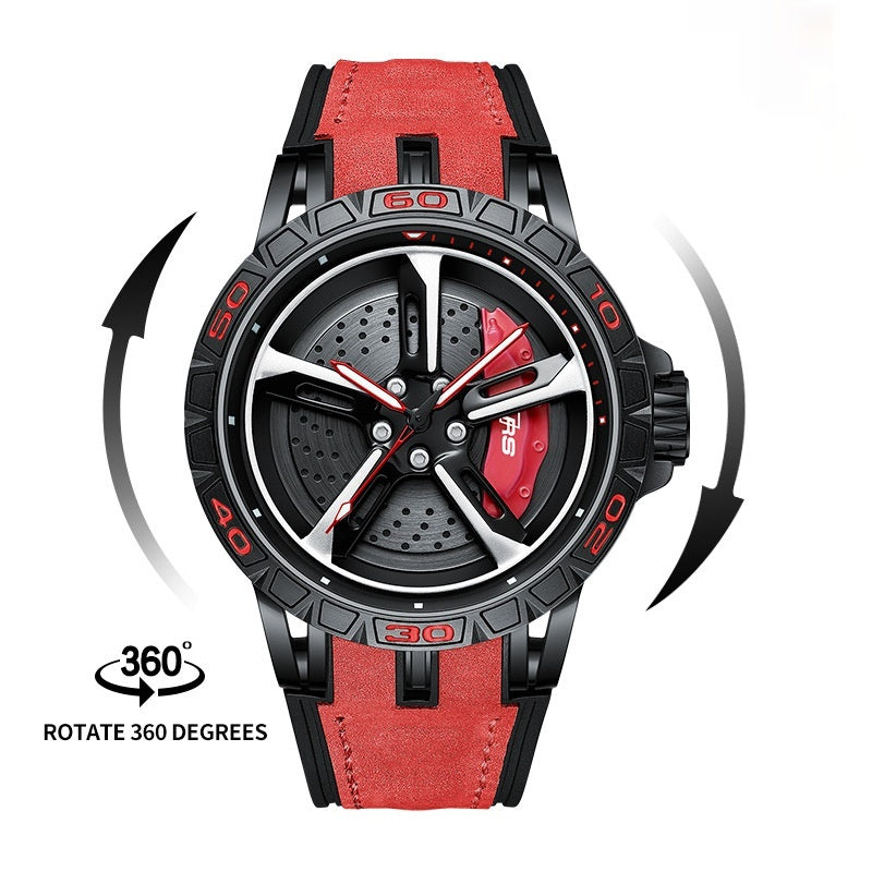 Men’s 3D Hollow Wheel Watch